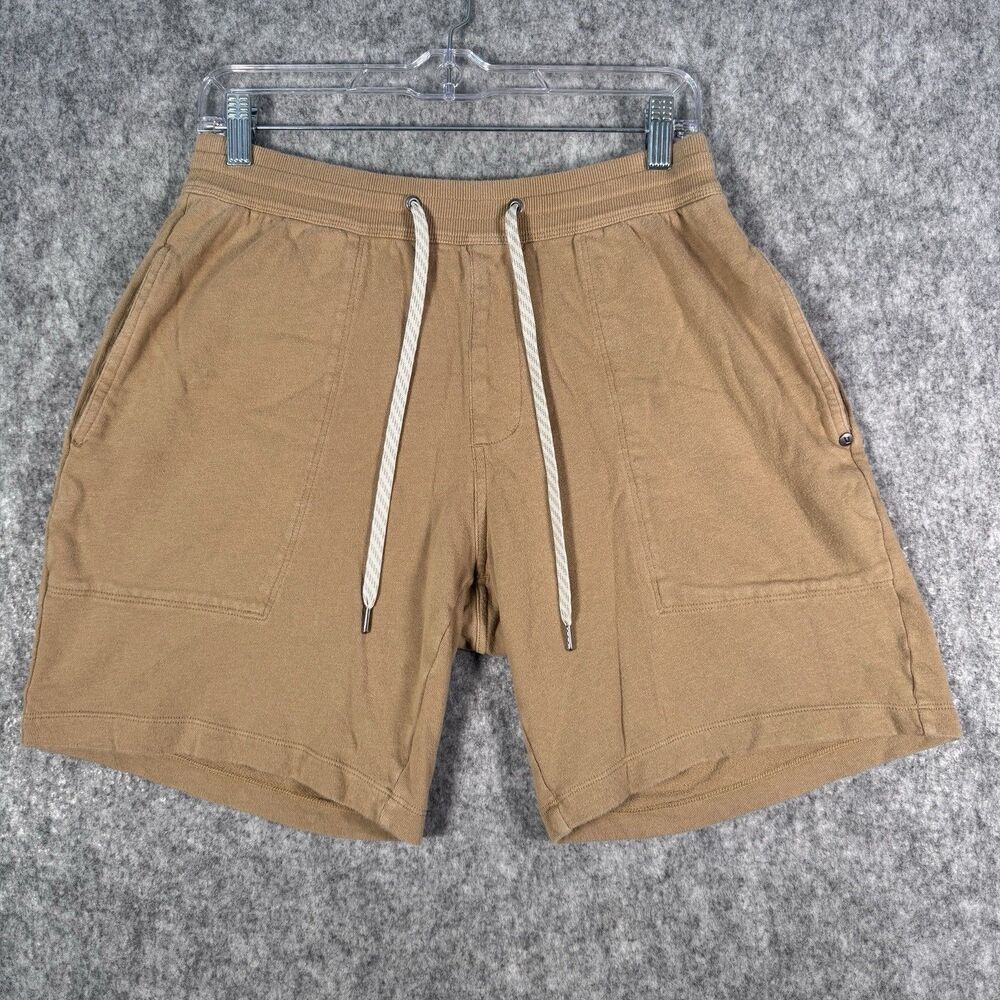 VUORI Vital Shorts Men Medium #V378 Workout Lounge Drawstring French Terry